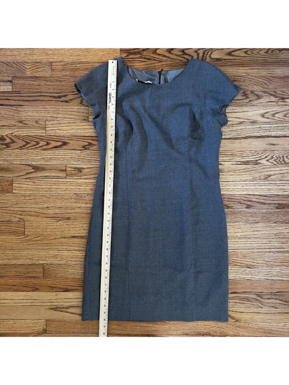 90s Minimalist NR1 Womens Sz 8 Sheath Dress Vintage Old Money Quiet Luxury Chic - Picture 9 of 9